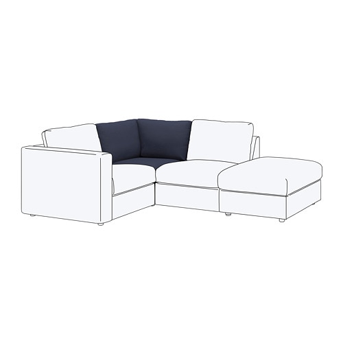 IKEA FINNALA corner section Model Image