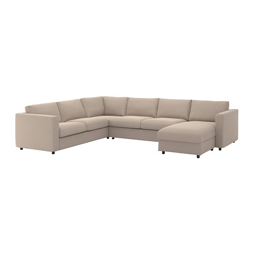 IKEA FINNALA corner sleeper sofa, 5-seat Model Image