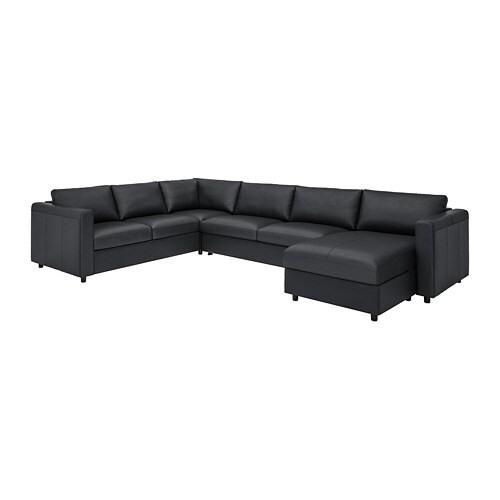 IKEA FINNALA crnr sleeper sofa, 5-seat w chaise Model Image