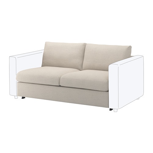 IKEA FINNALA loveseat sleeper section Model Image