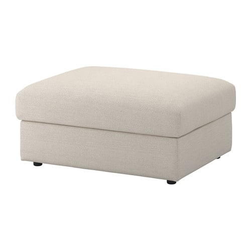 IKEA FINNALA ottoman with storage Model Image