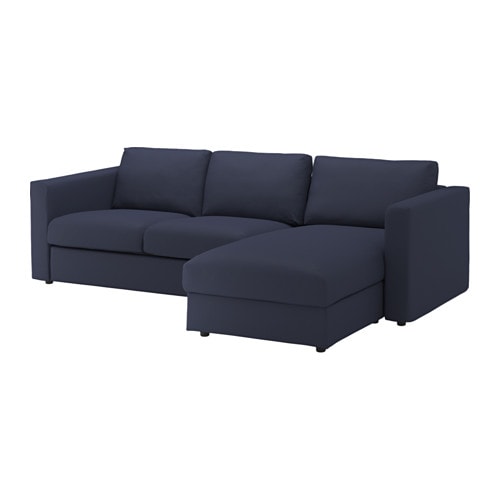 IKEA FINNALA sofa with chaise Model Image