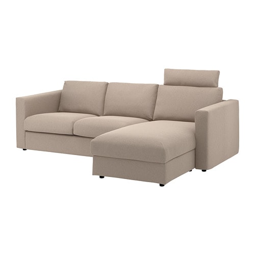 IKEA FINNALA sofa with chaise Model Image