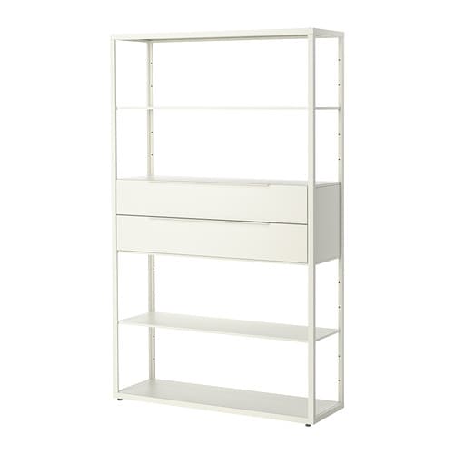 IKEA FJÄLKINGE shelf unit with drawers Model Image