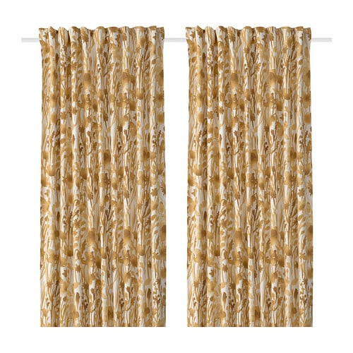 IKEA FLENTIMOTEJ curtains, 1 pair Model Image