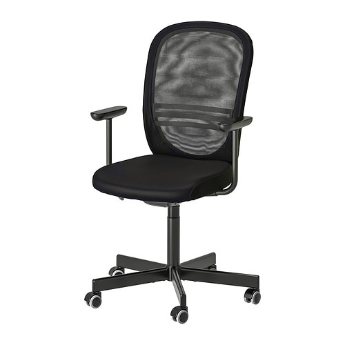 IKEA FLINTAN office chair with armrests Model Image