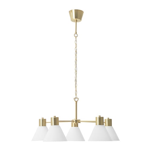 IKEA FLUGBO chandelier, 5-arm Model Image