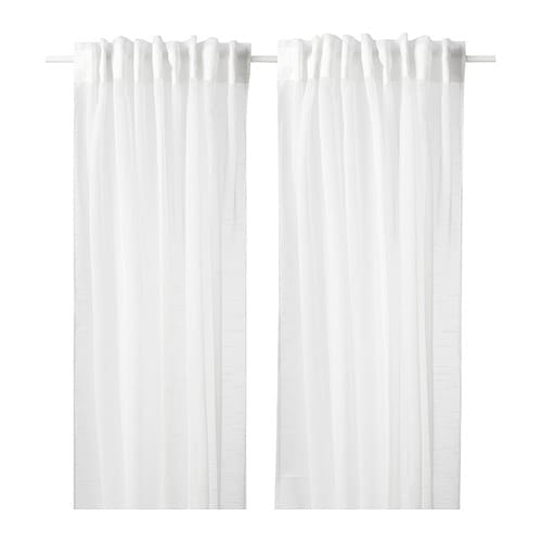 IKEA GJERTRUD sheer curtains, 1 pair Model Image