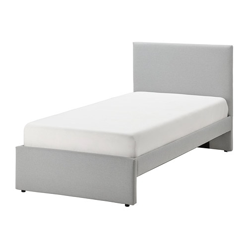 IKEA GLADSTAD upholstered bed frame Model Image