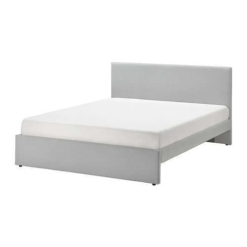 IKEA GLADSTAD upholstered bed frame Model Image