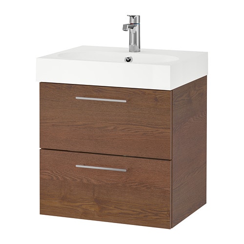 IKEA GODMORGON / BRÅVIKEN sink cabinet with 2 drawers Model Image