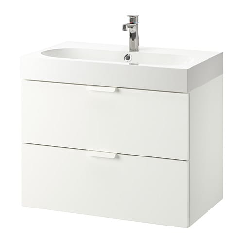 IKEA GODMORGON / BRÅVIKEN sink cabinet with 2 drawers Model Image