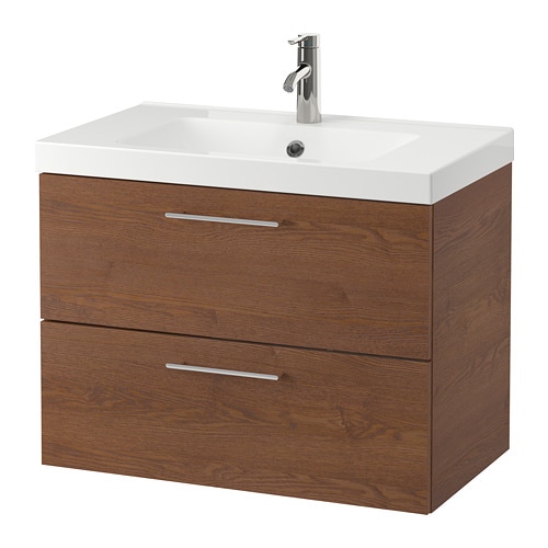 IKEA GODMORGON / ODENSVIK sink cabinet with 2 drawers Model Image