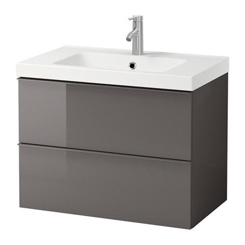 IKEA GODMORGON / ODENSVIK sink cabinet with 2 drawers Model Image