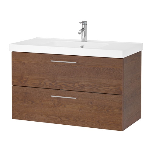 IKEA GODMORGON / ODENSVIK sink cabinet with 2 drawers Model Image