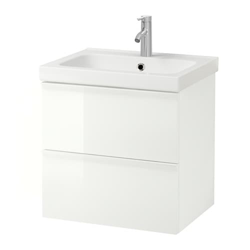 IKEA GODMORGON / ODENSVIK sink cabinet with 2 drawers Model Image