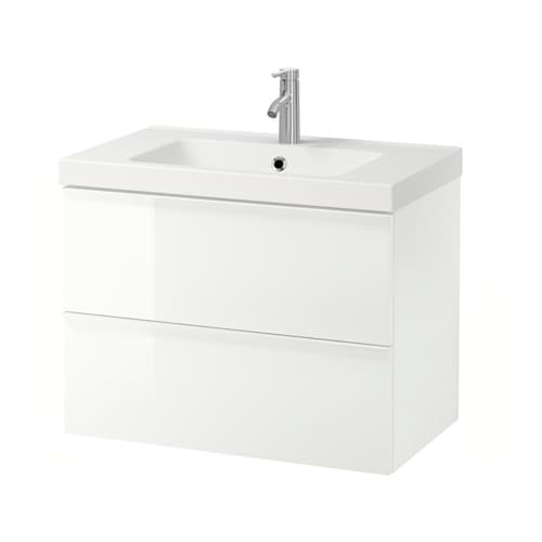 IKEA GODMORGON / ODENSVIK sink cabinet with 2 drawers Model Image