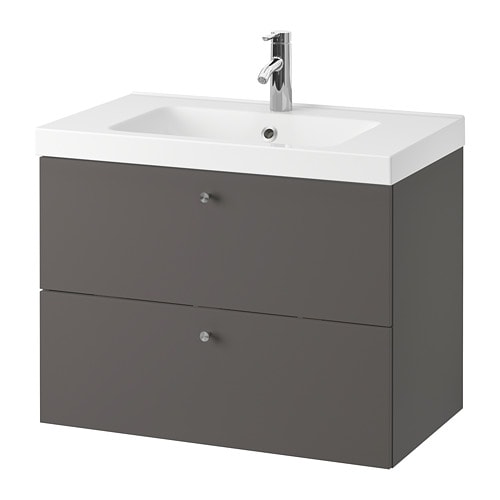 IKEA GODMORGON / ODENSVIK sink cabinet with 2 drawers Model Image