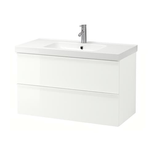 IKEA GODMORGON / ODENSVIK sink cabinet with 2 drawers Model Image