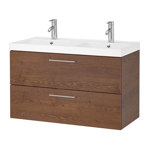 IKEA GODMORGON / ODENSVIK sink cabinet with 2 drawers Model Image