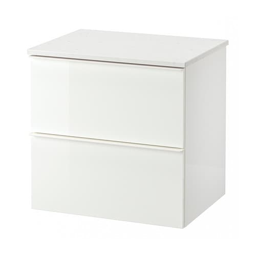 IKEA GODMORGON / TOLKEN sink cabinet with 2 drawers Model Image