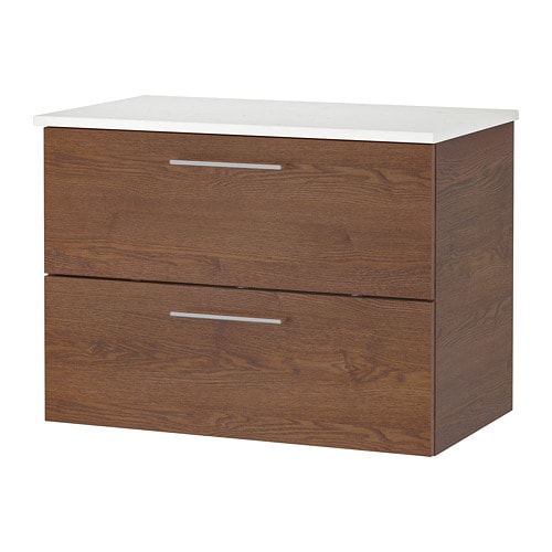 IKEA GODMORGON / TOLKEN sink cabinet with 2 drawers Model Image