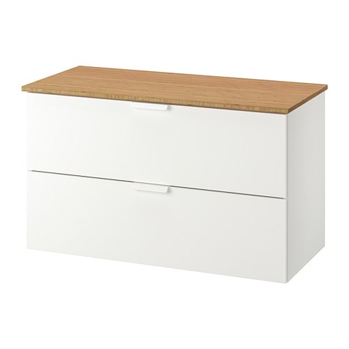 IKEA GODMORGON / TOLKEN sink cabinet with 2 drawers Model Image