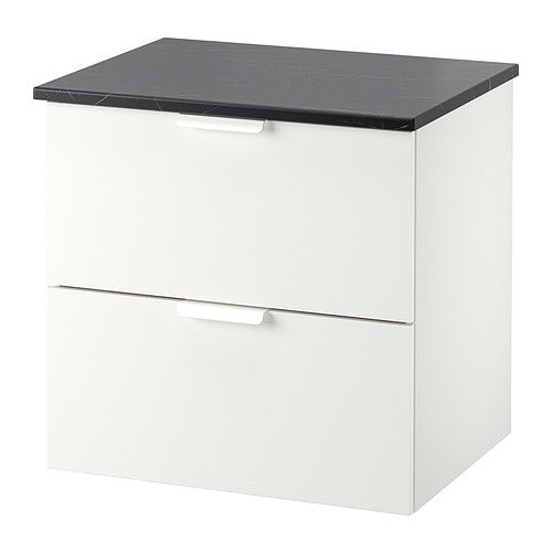 IKEA GODMORGON / TOLKEN sink cabinet with 2 drawers Model Image