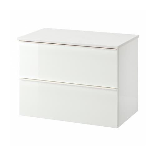 IKEA GODMORGON / TOLKEN sink cabinet with 2 drawers Model Image