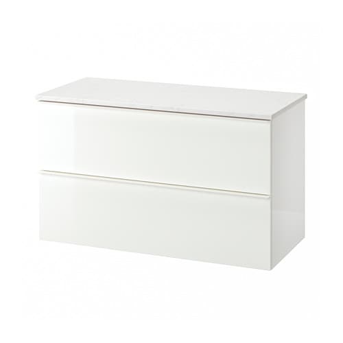 IKEA GODMORGON / TOLKEN sink cabinet with 2 drawers Model Image