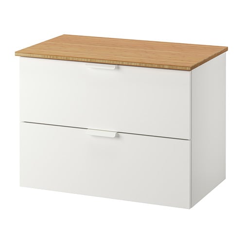 IKEA GODMORGON / TOLKEN sink cabinet with 2 drawers Model Image