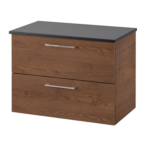 IKEA GODMORGON / TOLKEN sink cabinet with 2 drawers Model Image