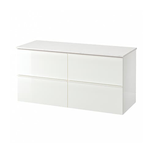 IKEA GODMORGON / TOLKEN sink cabinet with 4 drawers Model Image