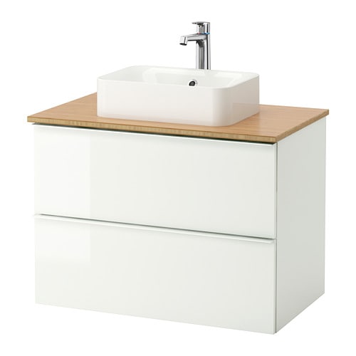 IKEA GODMORGON/TOLKEN / HÖRVIK cabinet, top + 17 3/4x12 2/8" sink Model Image