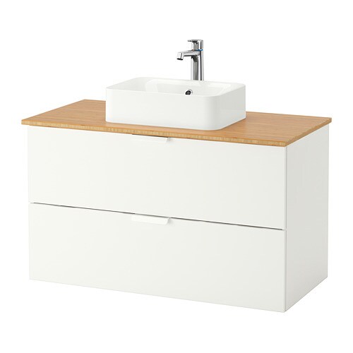 IKEA GODMORGON/TOLKEN / HÖRVIK cabinet, top + 17 3/4x12 2/8" sink Model Image