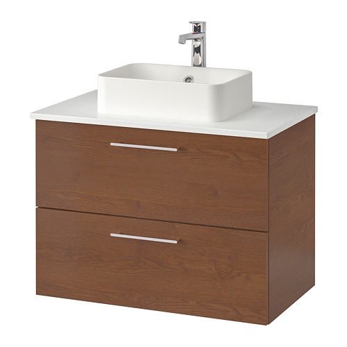 IKEA GODMORGON/TOLKEN / HÖRVIK cabinet, top + 17 3/4x12 2/8" sink Model Image