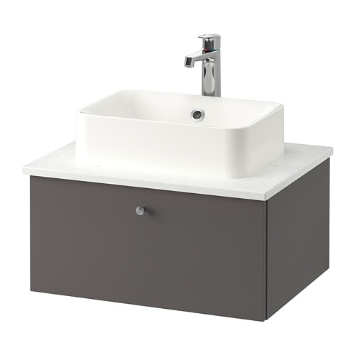 IKEA GODMORGON/TOLKEN / HÖRVIK cabinet, top + 17 3/4x12 2/8" sink Model Image