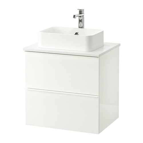 IKEA GODMORGON/TOLKEN / HÖRVIK cabinet, top + 17 3/4x12 2/8" sink Model Image