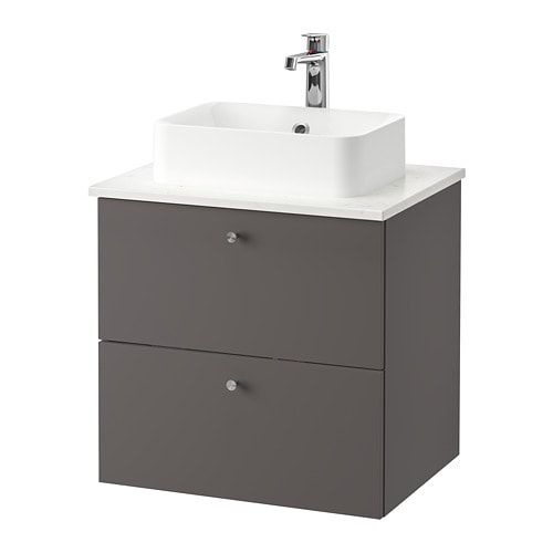 IKEA GODMORGON/TOLKEN / HÖRVIK cabinet, top + 17 3/4x12 2/8" sink Model Image