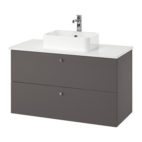 IKEA GODMORGON/TOLKEN / HÖRVIK cabinet, top + 17 3/4x12 2/8" sink Model Image