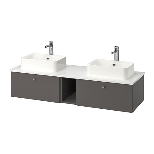 IKEA GODMORGON/TOLKEN / HÖRVIK cabinet, top + 17 3/4x12 2/8" sink Model Image