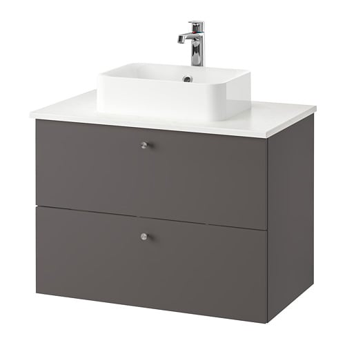 IKEA GODMORGON/TOLKEN / HÖRVIK cabinet, top + 17 3/4x12 2/8" sink Model Image