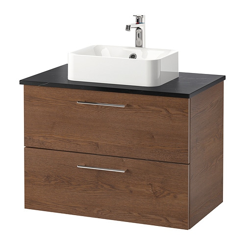 IKEA GODMORGON/TOLKEN / HÖRVIK cabinet, top + 17 3/4x12 2/8" sink Model Image