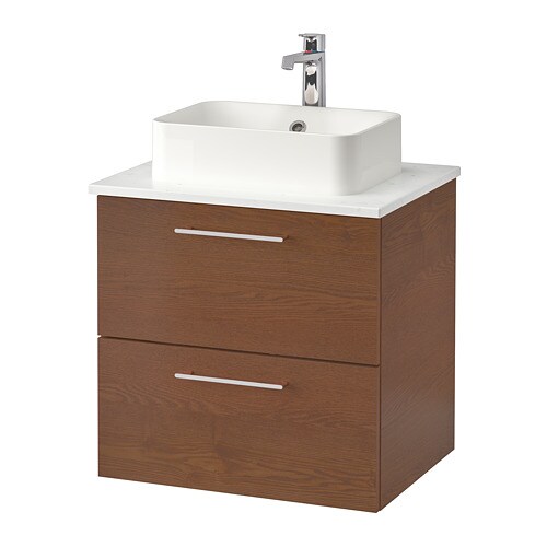 IKEA GODMORGON/TOLKEN / HÖRVIK cabinet, top + 17 3/4x12 2/8" sink Model Image