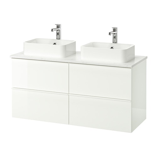 IKEA GODMORGON/TOLKEN / HÖRVIK cabinet, top + 17 3/4x12 2/8" sink Model Image