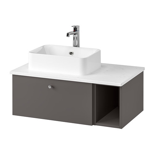 IKEA GODMORGON/TOLKEN / HÖRVIK cabinet, top + 17 3/4x12 2/8" sink Model Image