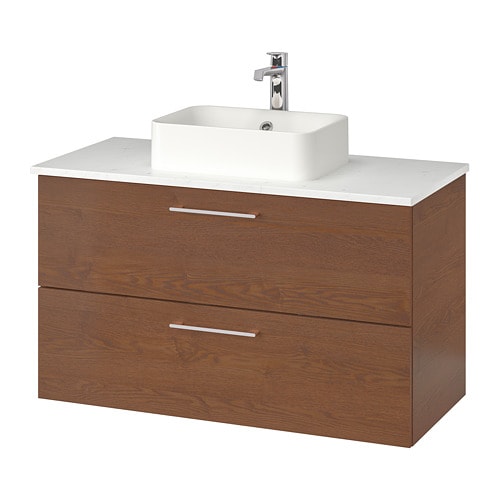 IKEA GODMORGON/TOLKEN / HÖRVIK cabinet, top + 17 3/4x12 2/8" sink Model Image