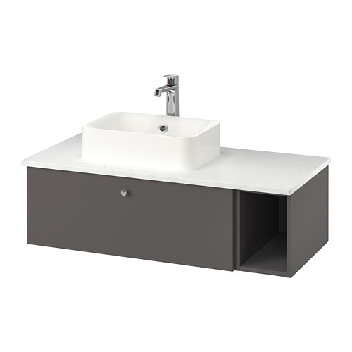 IKEA GODMORGON/TOLKEN / HÖRVIK cabinet, top + 17 3/4x12 2/8" sink Model Image