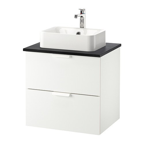 IKEA GODMORGON/TOLKEN / HÖRVIK cabinet, top + 17 3/4x12 2/8" sink Model Image