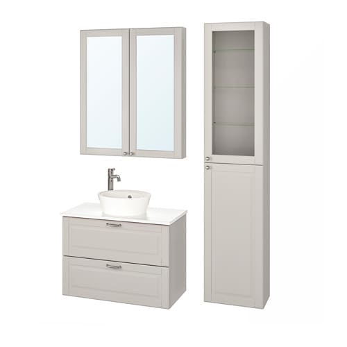 IKEA GODMORGON/TOLKEN / KATTEVIK bathroom furniture, set of 6 Model Image